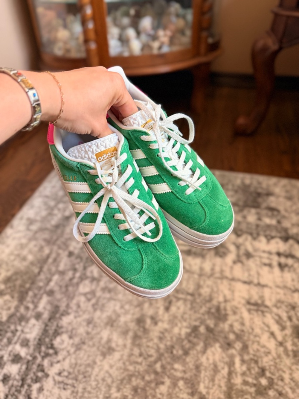 adidas gazelle bold platform sneakers
